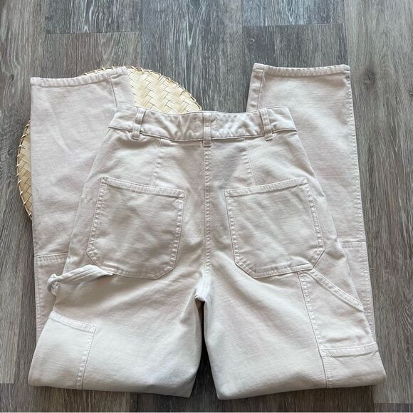 Wilfred free Brennan pants cargo utility in cream women’s size 00 - Picture 9 of 9